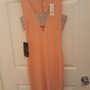 Coral Bebe dress NWT